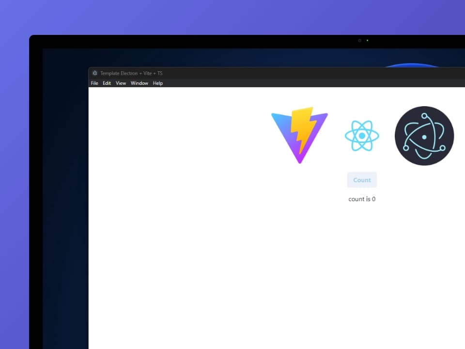App template using Electron + Vite + React